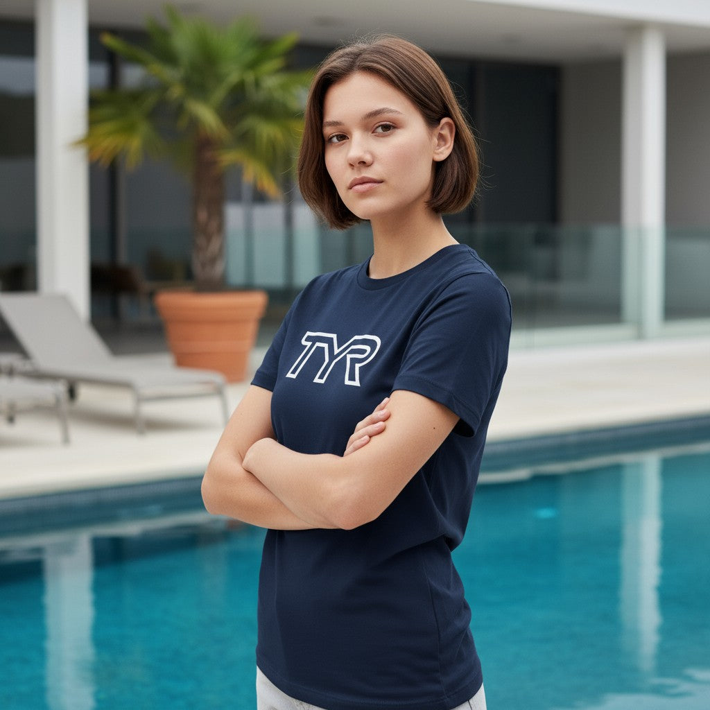 Polera TYR Ultrasoft Navy