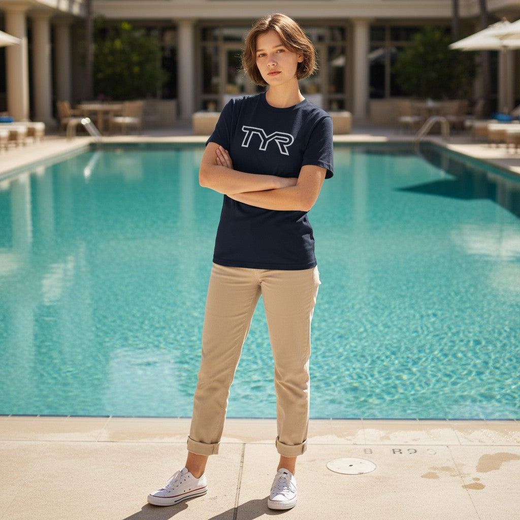 Polera TYR Ultrasoft Navy